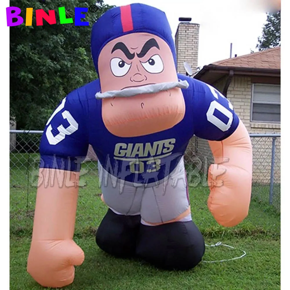 Outdoor popular decorative 3m tall inflatable baseball player,inflatable sports man for promotion