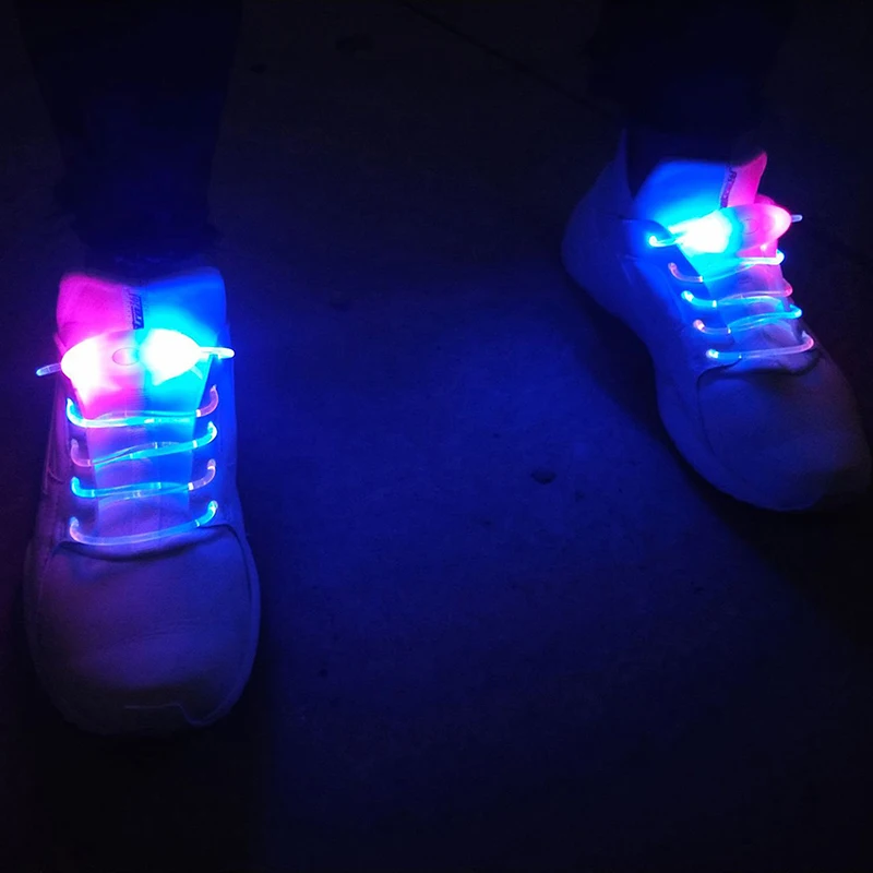 Новинка светодиодные шнурки велосипедные Светодиодные Сигнальные огни