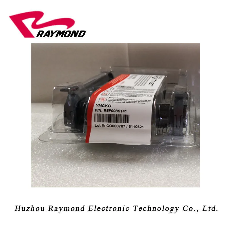 Evolis R5F008S141 (заменяет R5F008S14 ) YMCKO цветная лента 300 изображений работает с zenius и primacy card