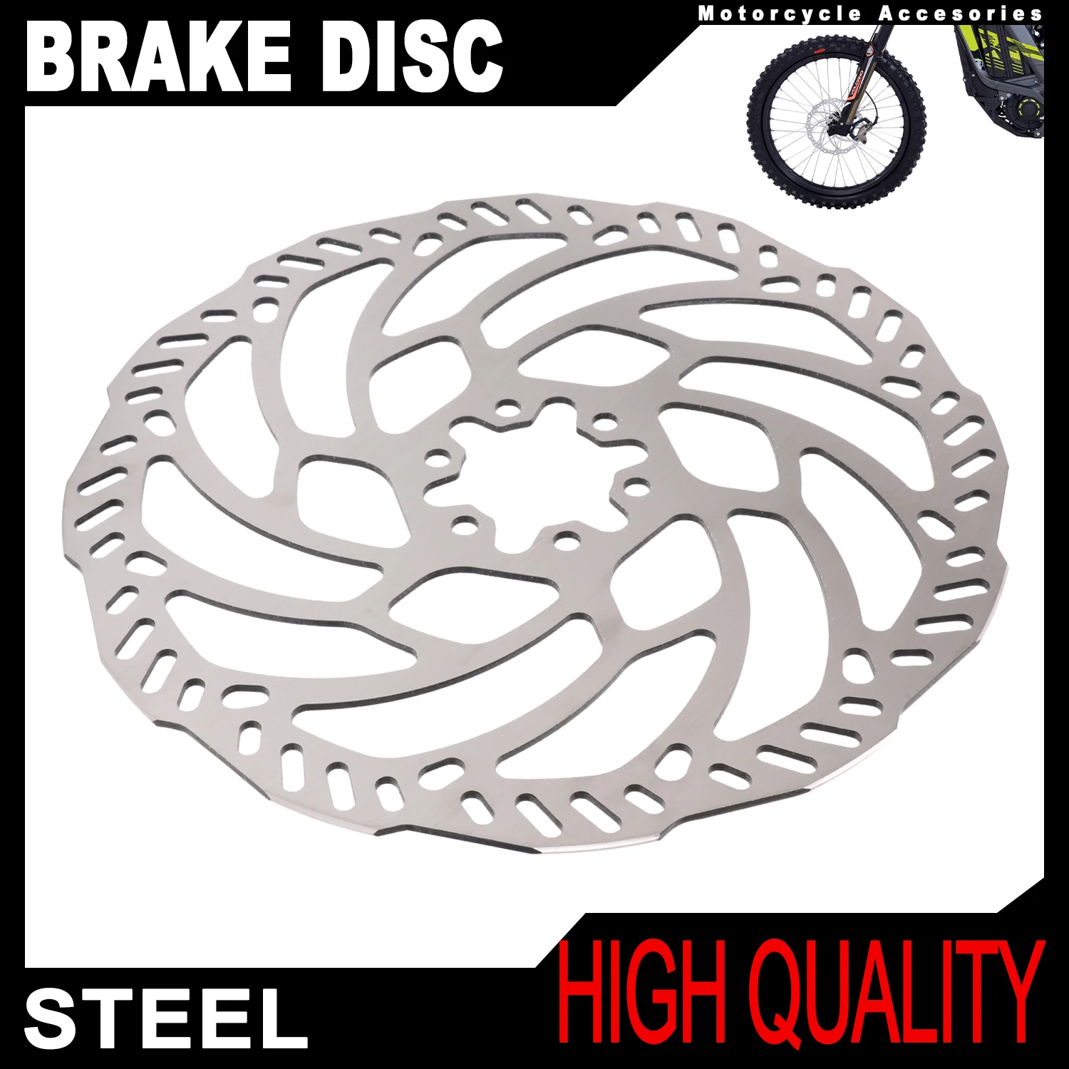 

Аксессуары для мотоциклов, передний тормозной диск, сталь для Sur-Ron