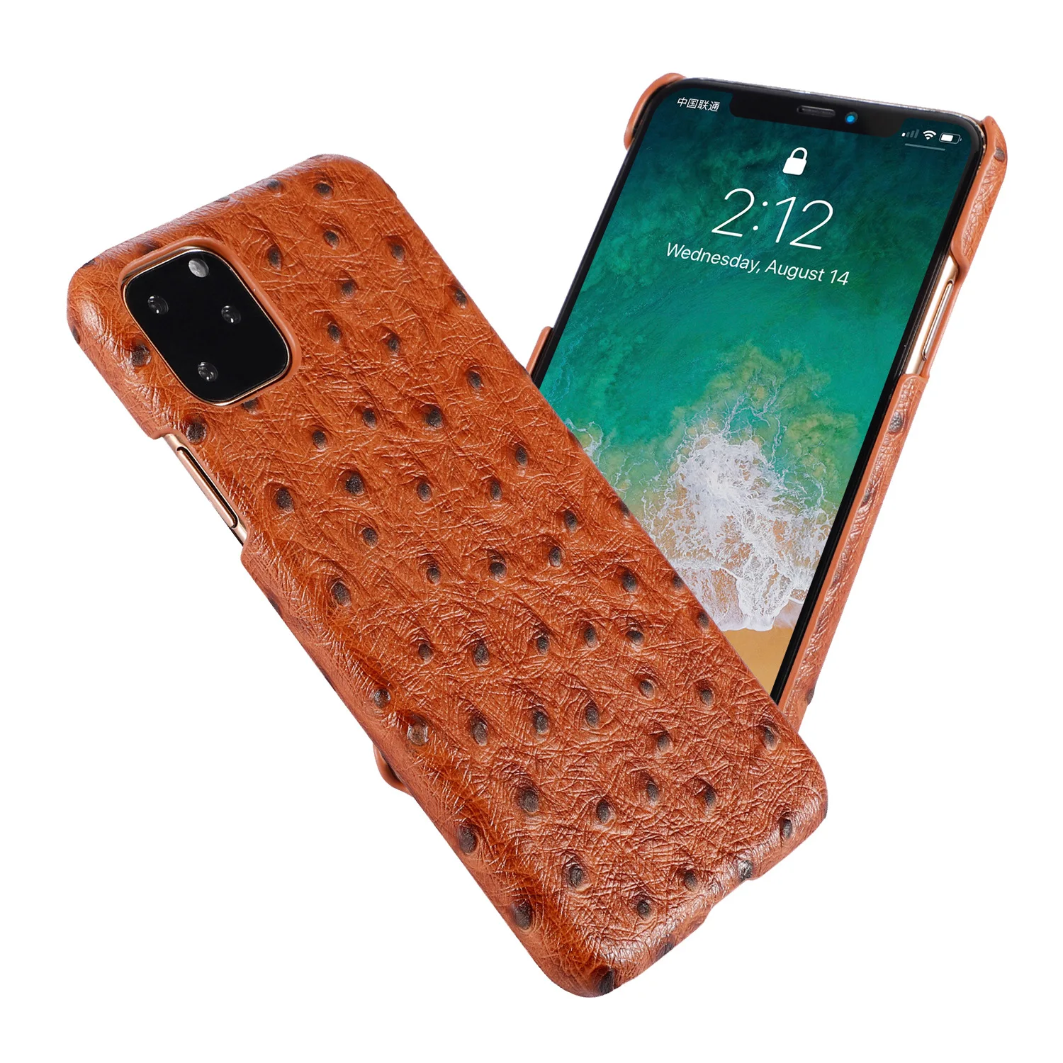 Чехол-накладка из натуральной воловьей кожи для iPhone 11 Pro Max | Мобильные телефоны и