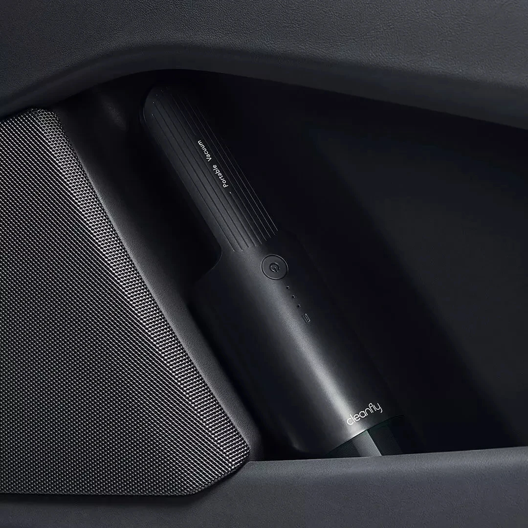 Портативный пылесос XIAOMI Cleanfly FV2 белый домашний Автомобильный Ручной 16800 па мини