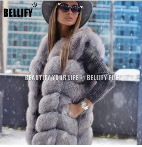 

New 2020 Fashion AWESOME Women"s Real fur vests Gilets Customized fall fur waistcoat Natural fox fur cloths abrigo mujer