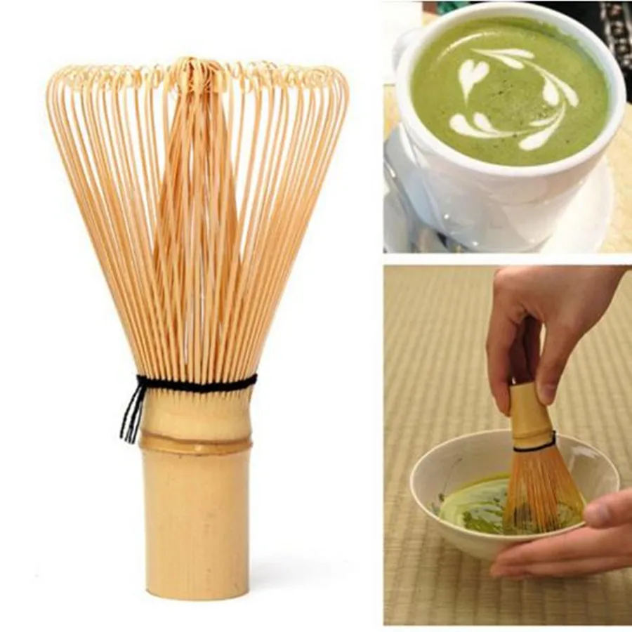 

Japanese Ceremony Bamboo 64 Matcha Green Tea Powder Whisk Matcha Bamboo Whisk Bamboo Chasen Useful Brush Tools Tea Accessories