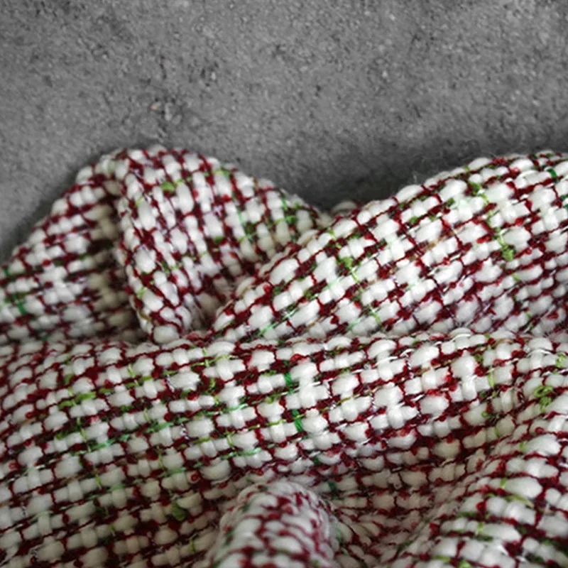 90x140 см/шт. шерстяная ткань сочетающаяся с цветом вязаная контрастная текстура