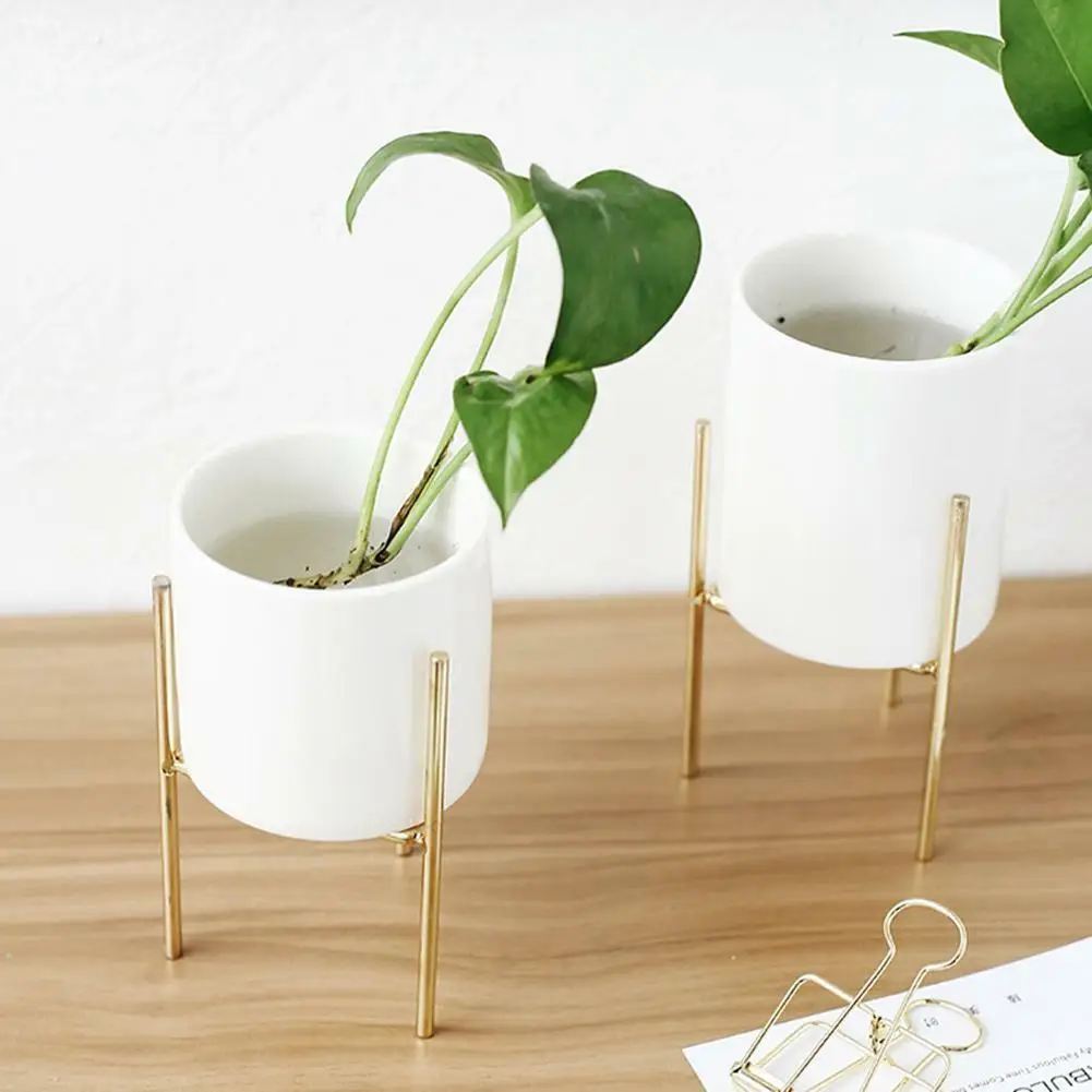 Новая модная металлическая стойка из железа для домашнего сада подставка