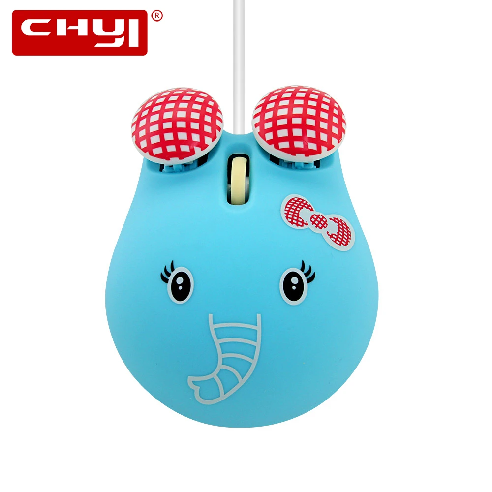 Милая мультяшная Usb оптическая компьютерная мышь CHYI портативная эргономичная