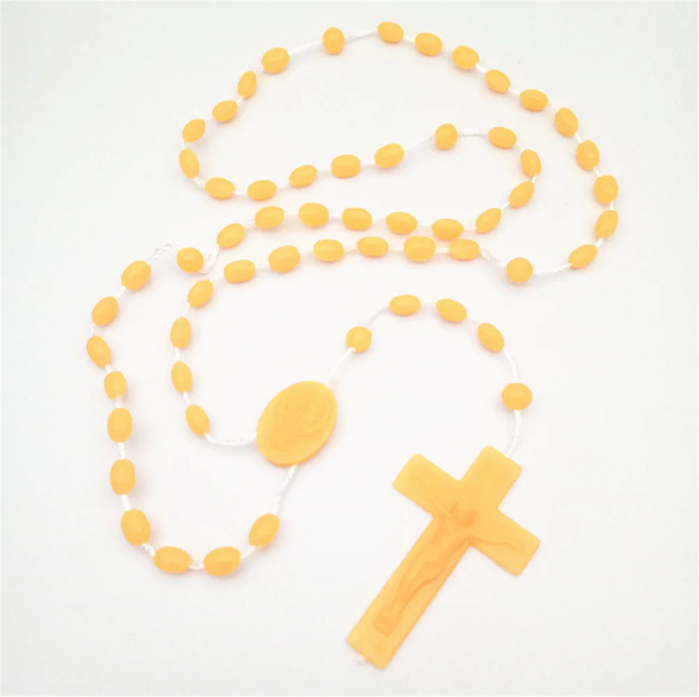 Цепочка с подвеской-крестом для мужчин и женщин ожерелье христианскими