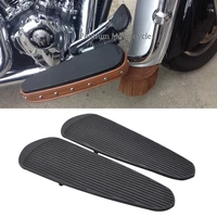 motorcycle rubber footboard foot pegs pedals for indian chief chieftain roadmaster springfield 2014 2019 footrest pads