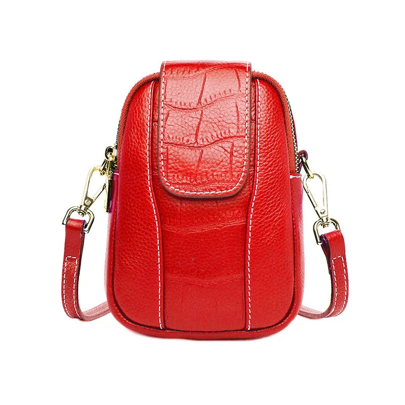 2019 модные сумки из натуральной кожи женские маленькие для телефона на плечо