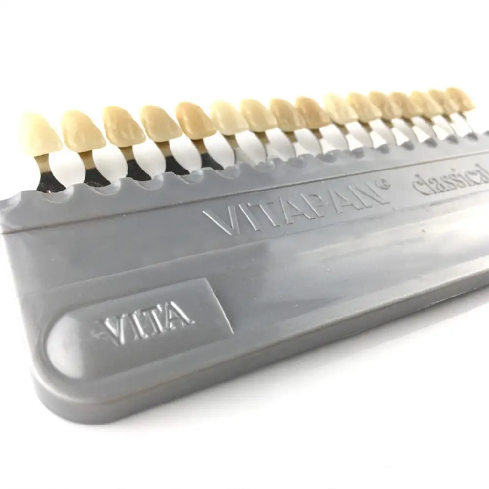 3D руководство по зубам стоматологическая пластина теневая Таблица цветовой