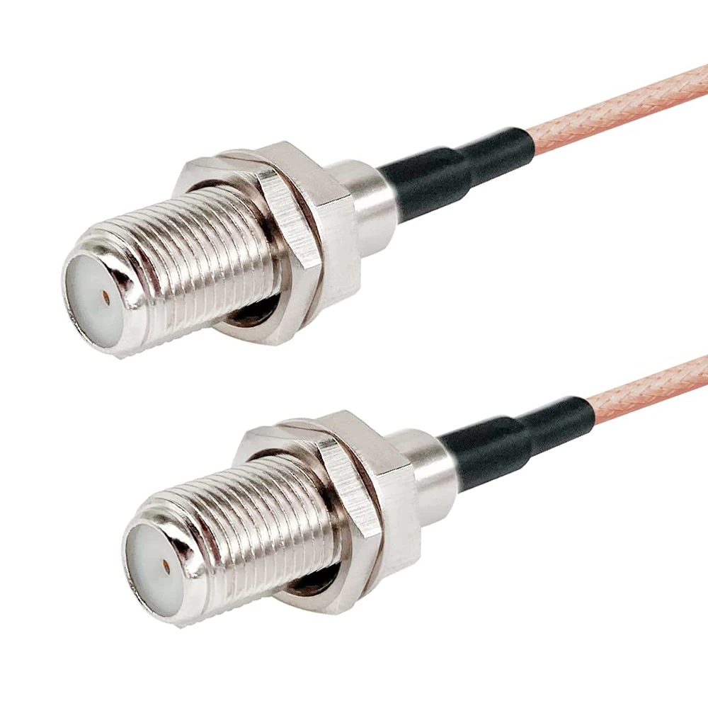 

F Type Female Connector Socket to RF Coax F Female RG179 75 Ohm RF Cable