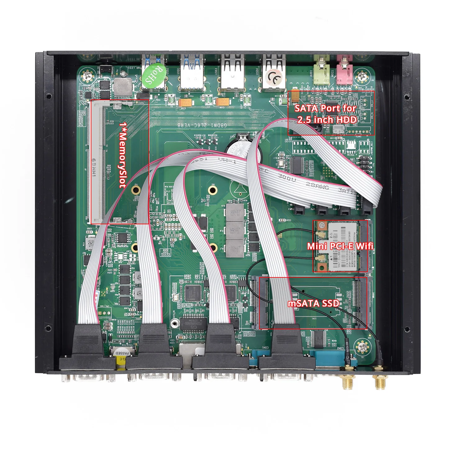 Intel Core i3 4010U i5 4200U i7 5500U мини ПК настольный itx компьютер маленький чехол домашняя