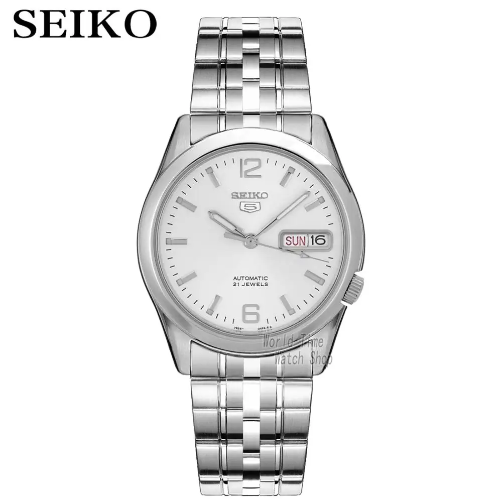 SNK385K1-A Seiko часы мужские 5 автоматические часы люксовый бренд водонепроницаемые спортивные мужские часы набор мужские часы водонепроницаемые часы relogio masculino - Цвет: SNK385K1-A
