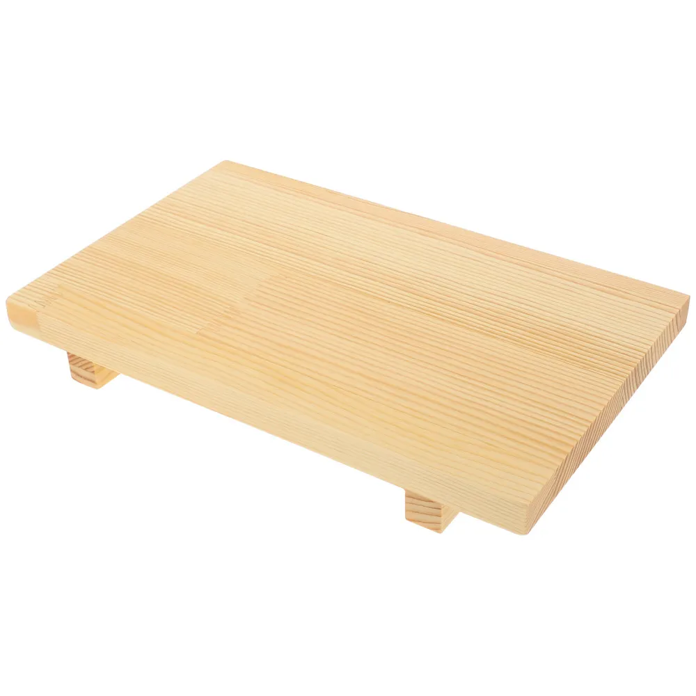 

Sashimi Sushi Tray Japanese Style Sushi Board Wood Cutting Tray Tableware