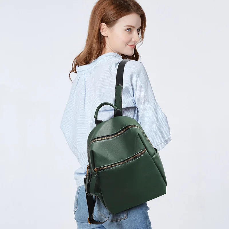 

Backpack woman 2021 new European and American fashion simple women's bag leisure travel backpack