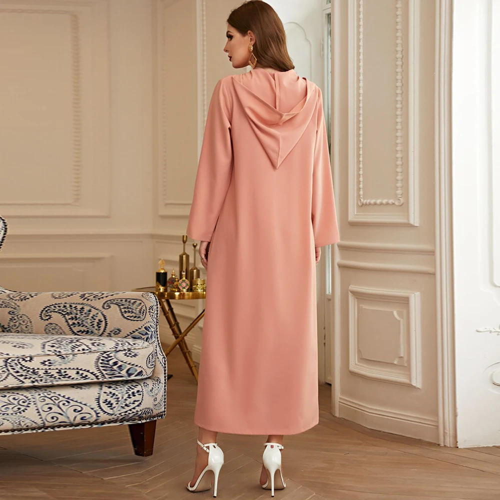 ИД Мубарак Кафтан Абая Дубай Турция хиджаб мусульманское платье Исламская