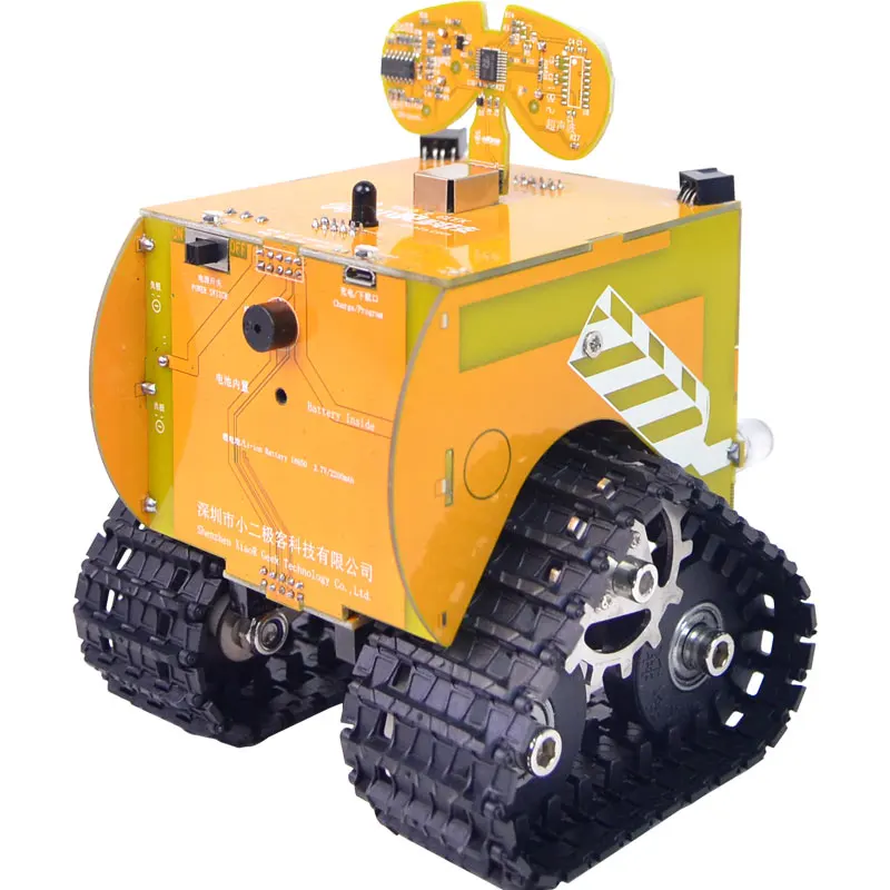 Высококачественный программируемый паровой робот XiaoR Geek WULI Bot Scratch + Mixly с