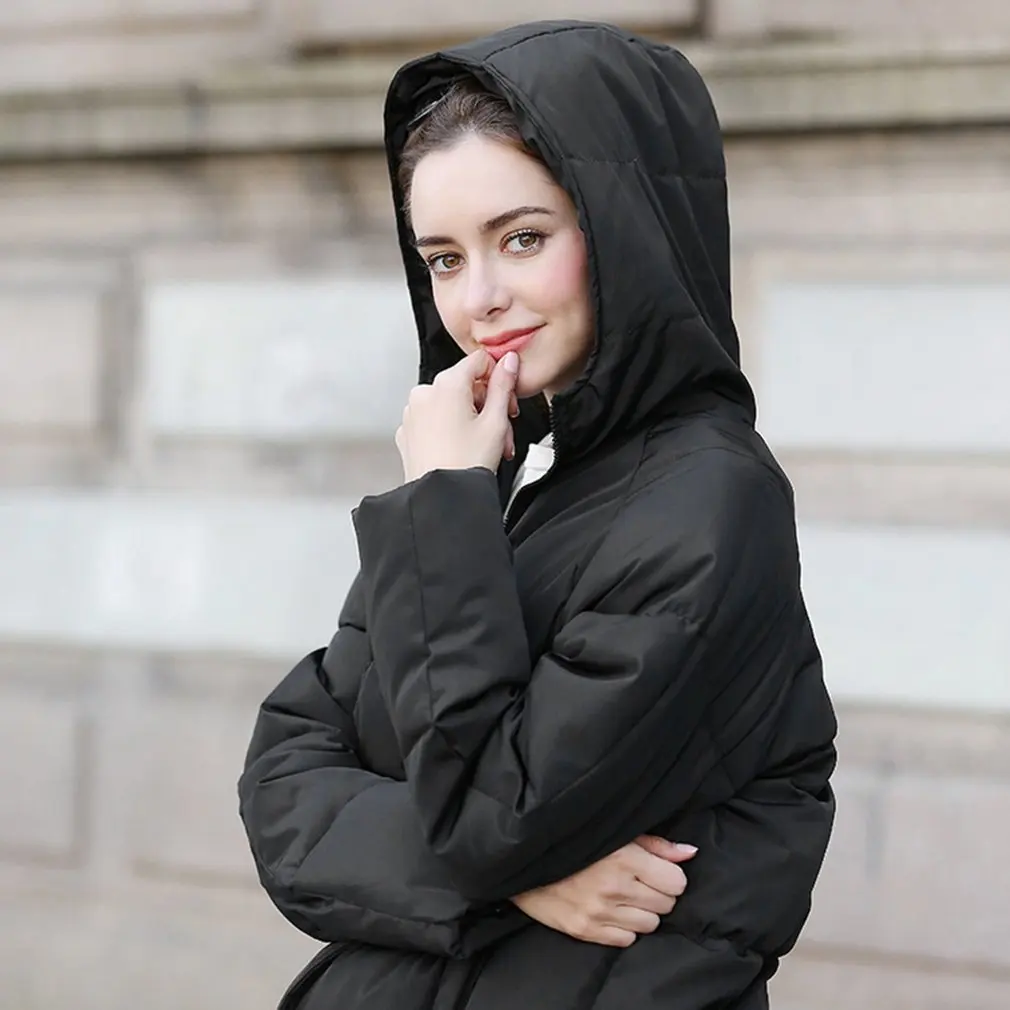 Лидер продаж одежда с капюшоном из плотного хлопка для женщин флисовые пальто