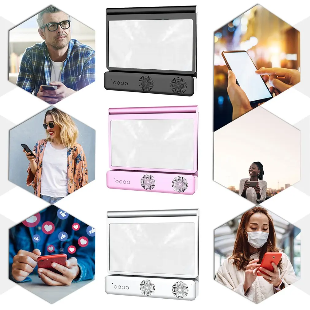 F12 мобильный телефон экран Усилитель Аудио модель противоскользящая защита глаз