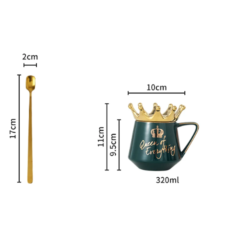 

Creative Crown Theme Milk Coffee Mugs Cartoon Crown Mugs Cup Kitchen Tool Halloween Christmas Gift For Girlfriend Kids Tazas