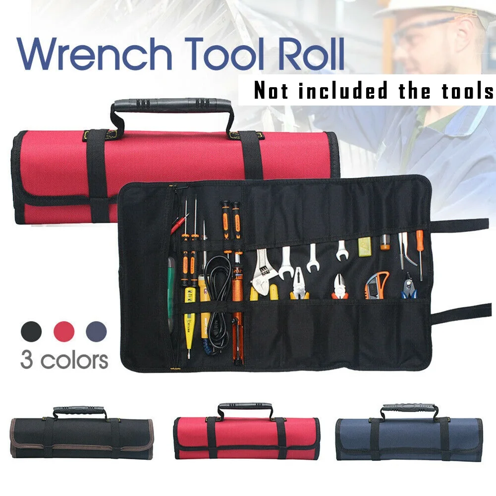 

Fold Up Tool Bag Tool Case Canvas Storage Bag 22 Pocket New Useful Practical