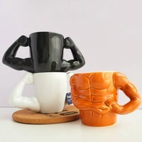 creative colorful super muscle ceramics mugs coffee mug milk tea office cups drinkware the best birthday gift for friends