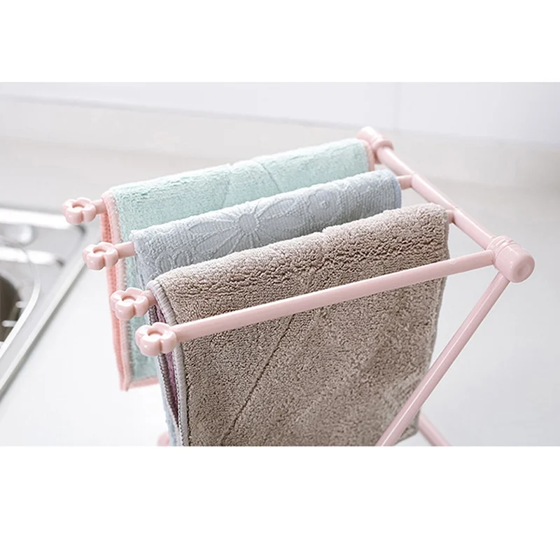 Folding Cloth Storage Rack Bottle Drying Countertop Dishcloth Cleaning Dryer Drainer Shelf Cup Hanging Holder 2020 | Дом и сад