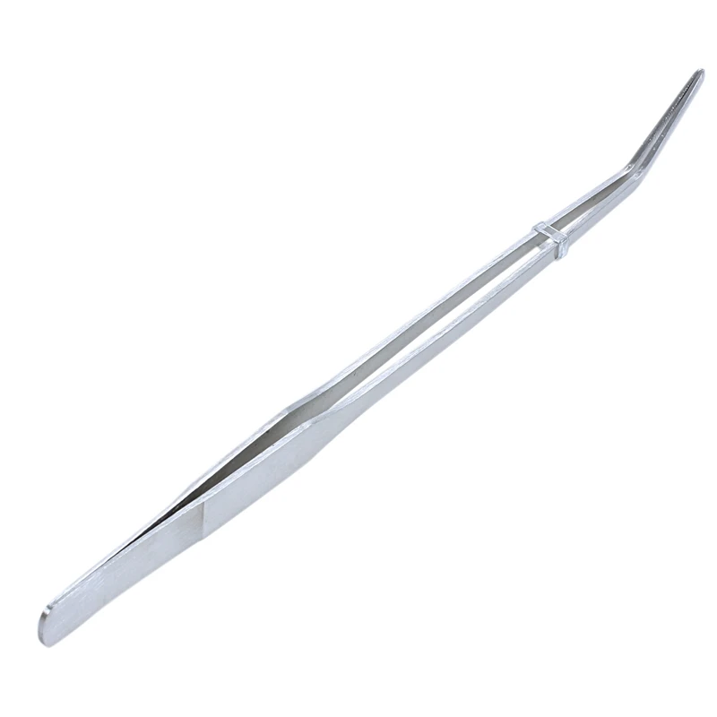 Завод из Нержавеющей Стали Изогнутый пинцет зажим для аквариума | Инструменты