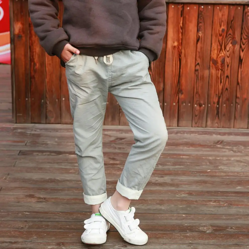 Джинсы для мальчиков и девочек на лето штаны из хлопка детские короткие