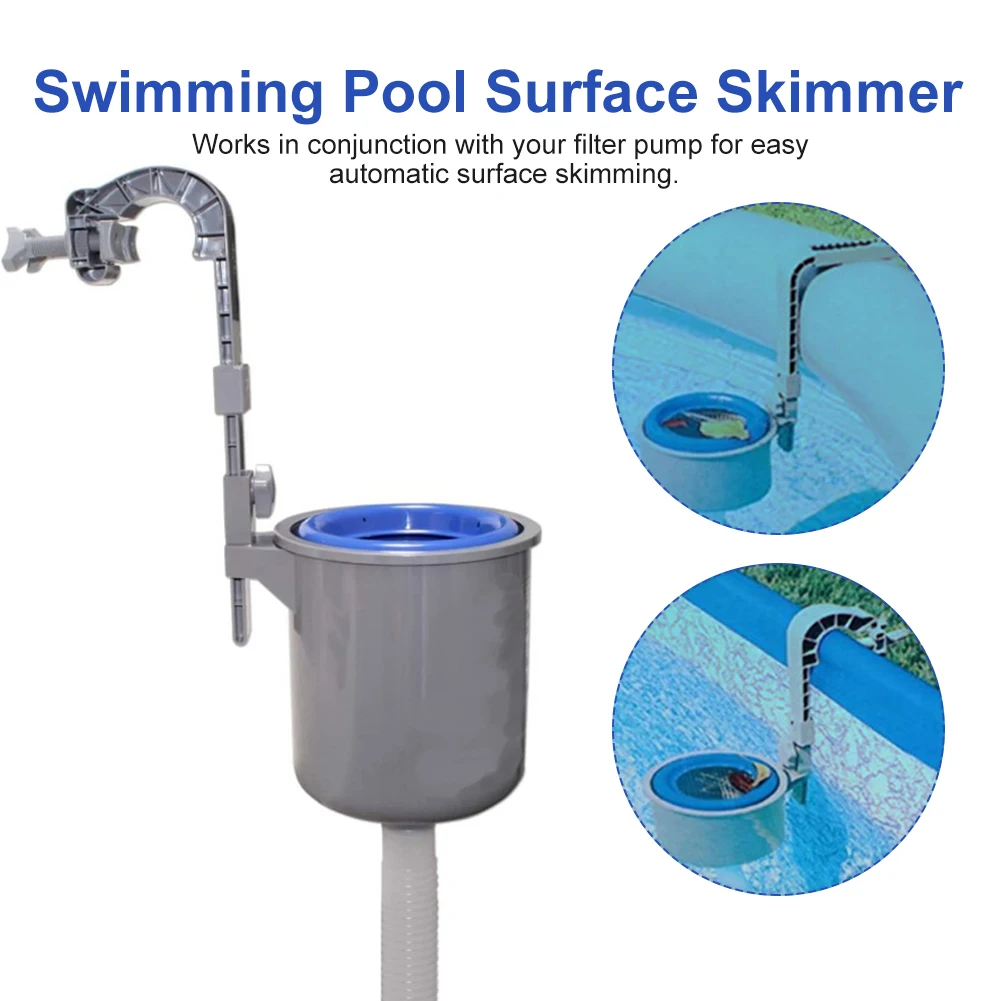 

Outdoor Wall Mount Easy Use Clean Tool Swimming Pool Surface Skimmer Home Practical Debris Garden Fountain Plastic Daily Care