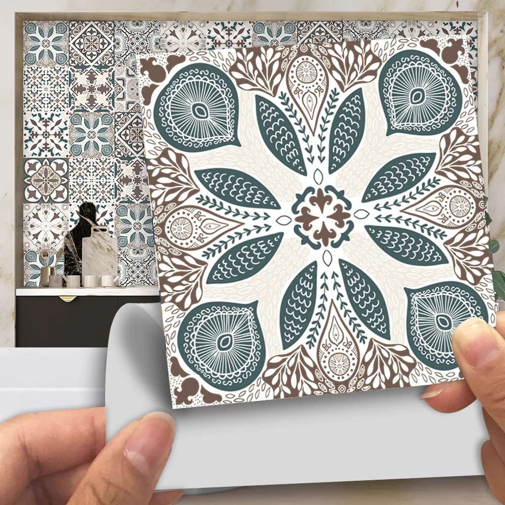 10 шт. голубые и серые матовые наклейки на стену | Дом сад