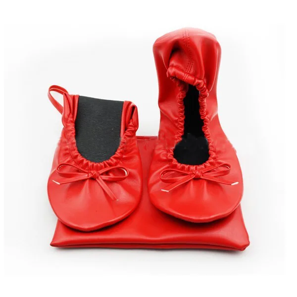 Бесплатная доставка! Складные балетные туфли тапочки для вечерние ринки