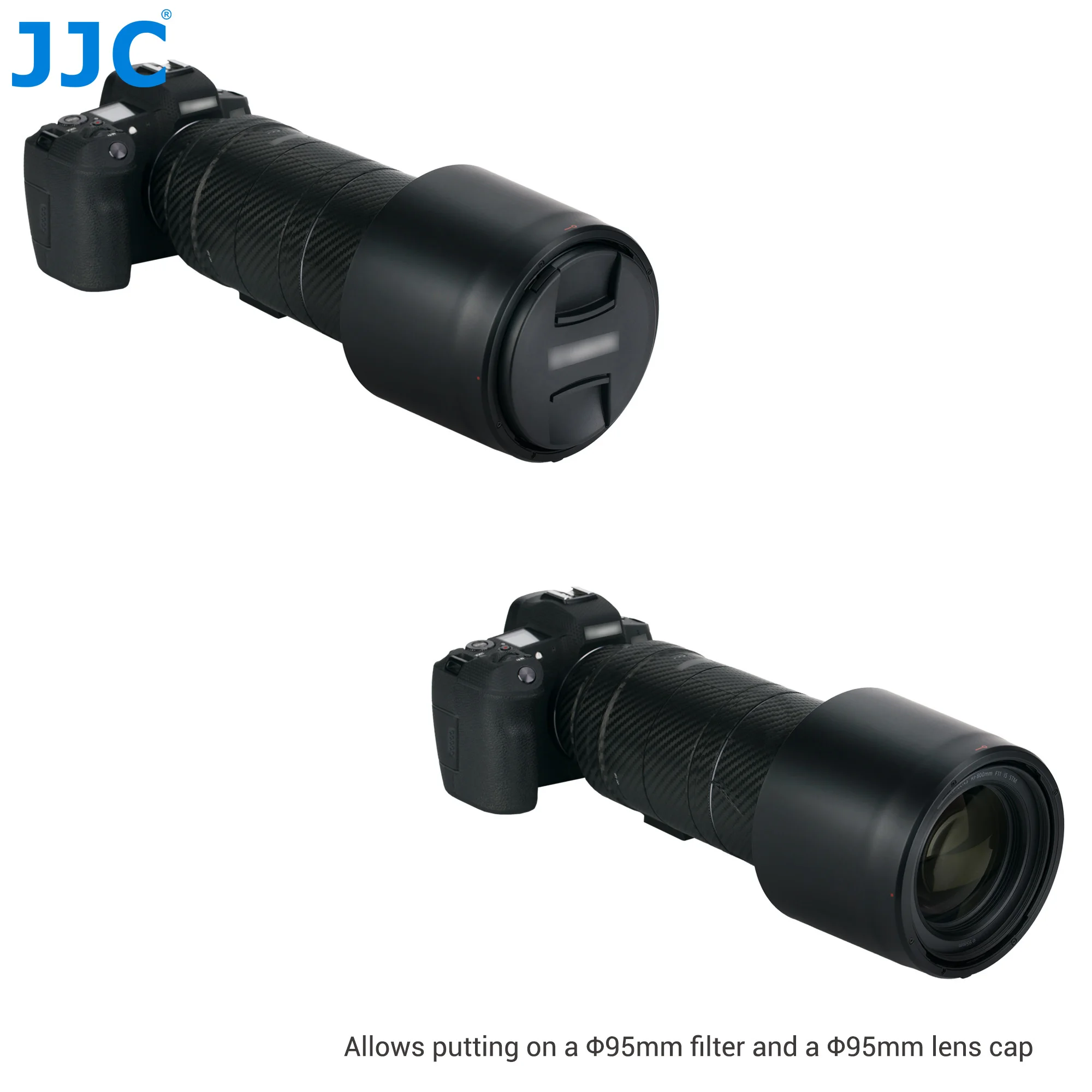 JJC реверсивная бленда для объектива камеры совместимая с Canon RF 800 мм F11 IS STM