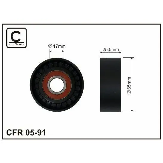 Ролик п/клин. ремня PSA C1/2/3/4 FO C-Max MA 3 caffaro 05-91 | Автомобили и мотоциклы