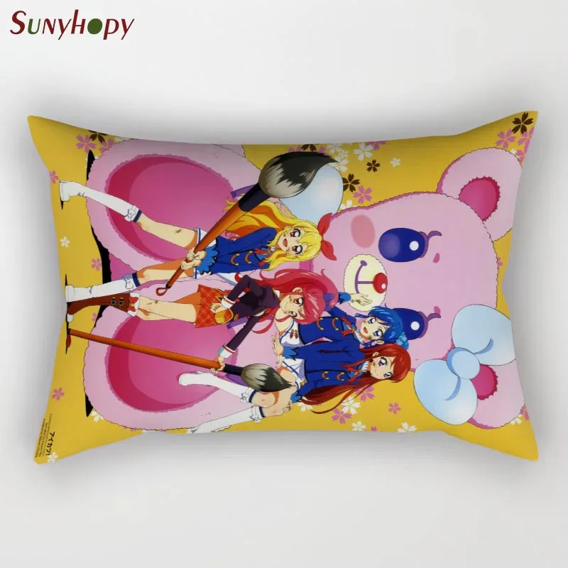 Популярный Стиль Aikatsu! Оригинальные разноцветные наволочки из полиэстера для