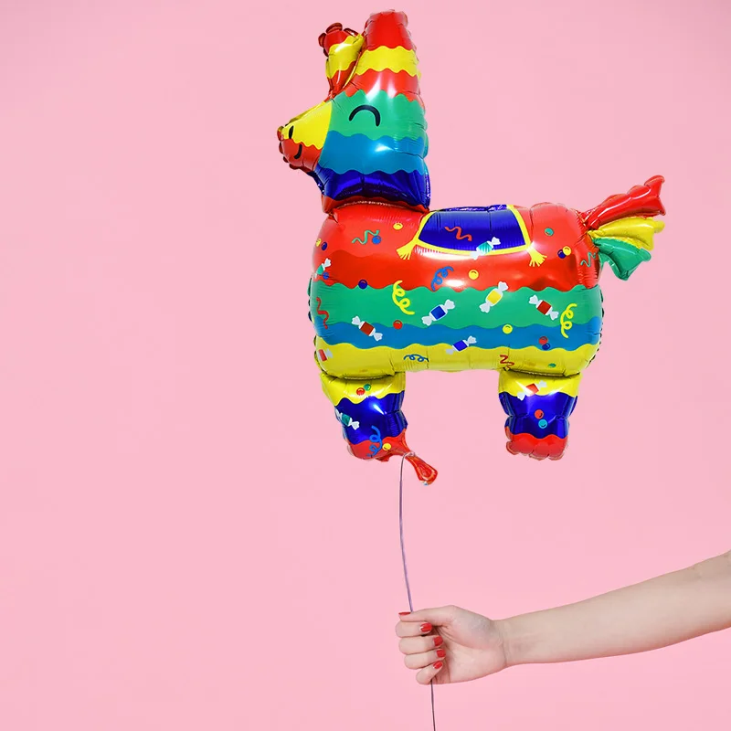 

1pc Mexican Party Alpaca Foil Balloon Pinata Balloon Party Decoration Desert Style Theme Party Summer Birthday Supplies