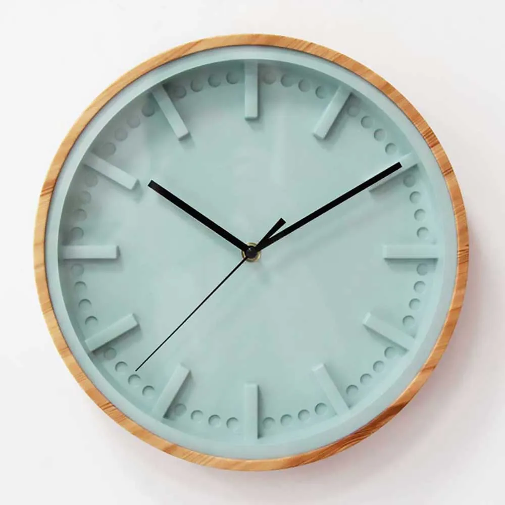 

Nordic Wall Clock for Kids Rooms Home Decor Hanging Pink Green Wall Watch Mute Living Room Modern Digital Clocks Undefined Gift