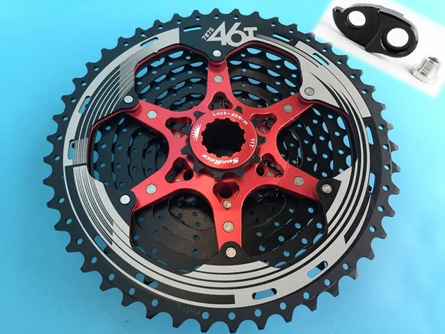 MX8 Black with Hook Original SunRace 11-speed cassette CSMS8 CSMX8 11-46T bicycle cassette flywheel for Shimano SRAM flywheel Sunrace 11-46 11s cass - Цвет: MX8 Black with Hook