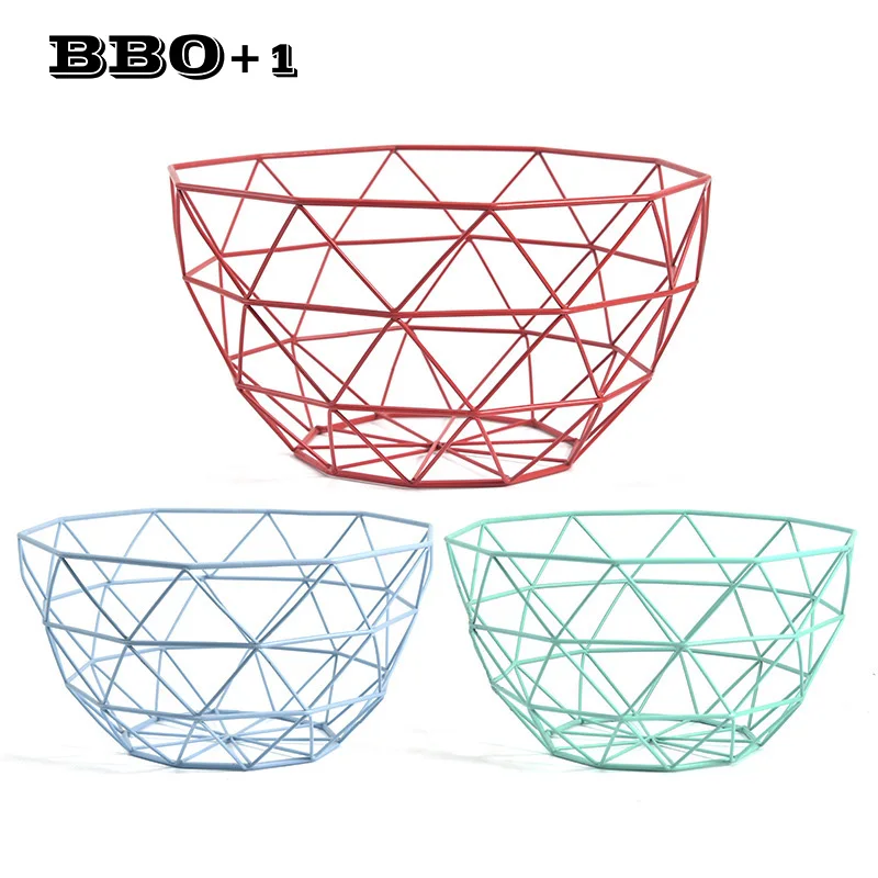 Держатель для хранения овощей корзина закусок фруктов контейнер миска проволока