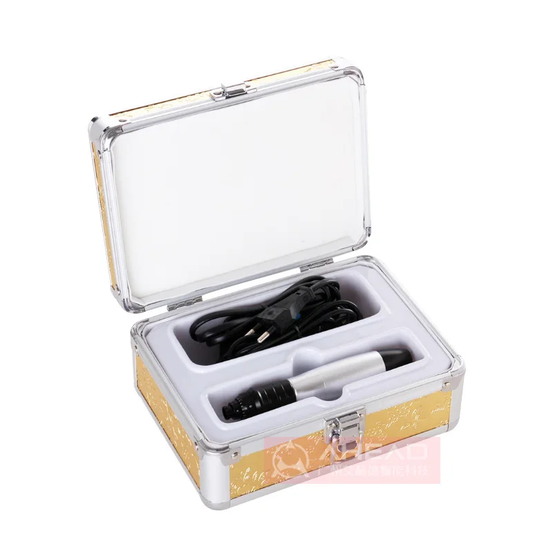 

Professional Microneeding Derma Pen Wired Electric Derma Pen With Alloy Beauty Box Anti Aging Derma Stamp