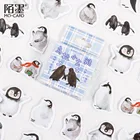 45 шт.лот миниатюрные наклейки в виде пингвина сделай сам, декоративная паста для запечатывания, этикетка, ручная декоративная учетная запись