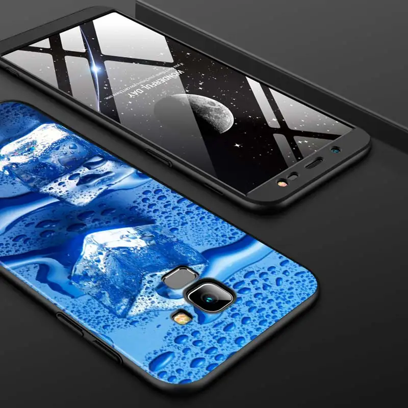 

Ice Blue Water For Samsung Galaxy J2 J3 J4 Core J5 J6 J7 J8 Prime duo Plus 2018 2017 2016 Silicone Phone Cover