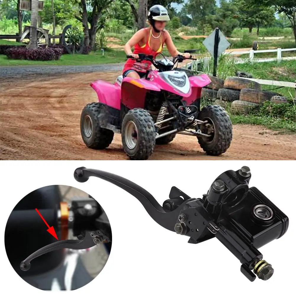 

7/8" 22mm Front Left Brake Clutch Master Cylinder Lever Pump for 50cc 110cc 150cc Quad Bike ATV Aluminum Alloy Motorcycle Parts