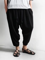 mens casual pants spring and autumn new classic dark hip hop hong kong style loose large size harlan pants