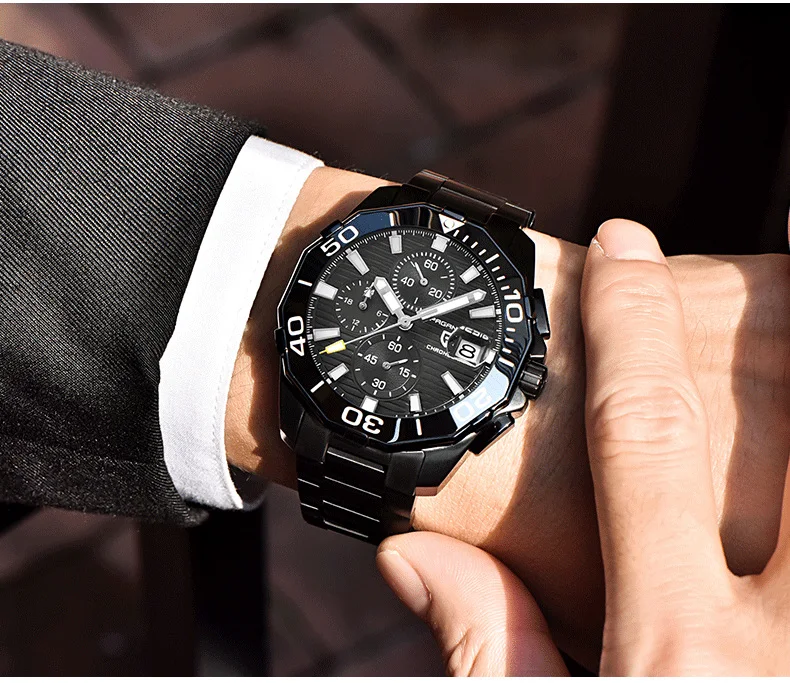 Часы PAGANI мужские кварцевые водонепроницаемые|Кварцевые часы| |