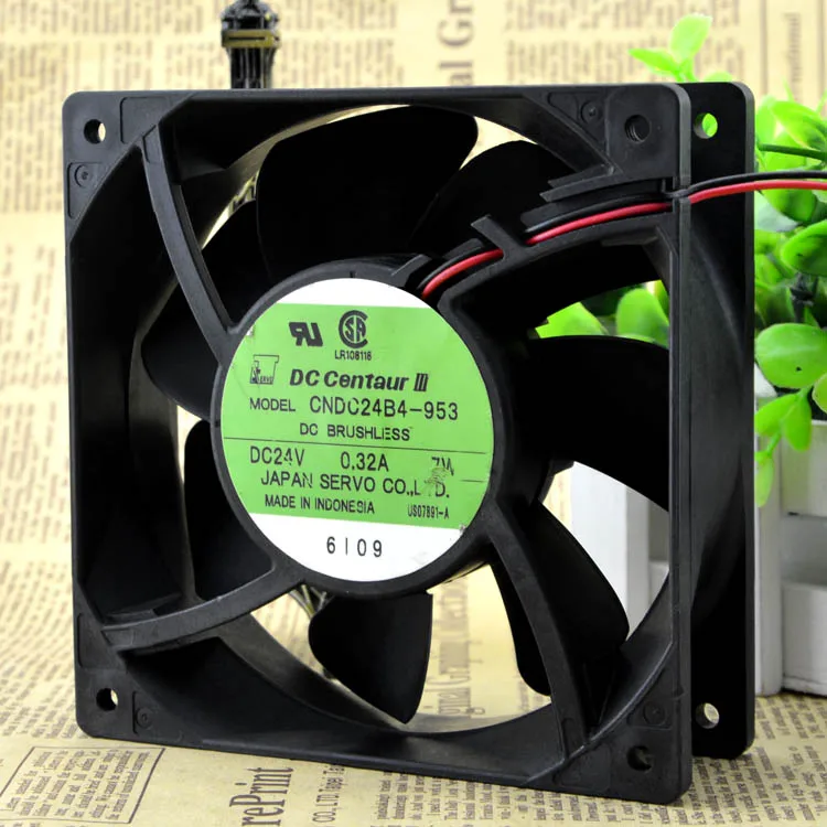

Новый 12038 CNDC24B4-953 24V 0.32A 7 Вт защиты электродвигателя Вентилятор охлаждения