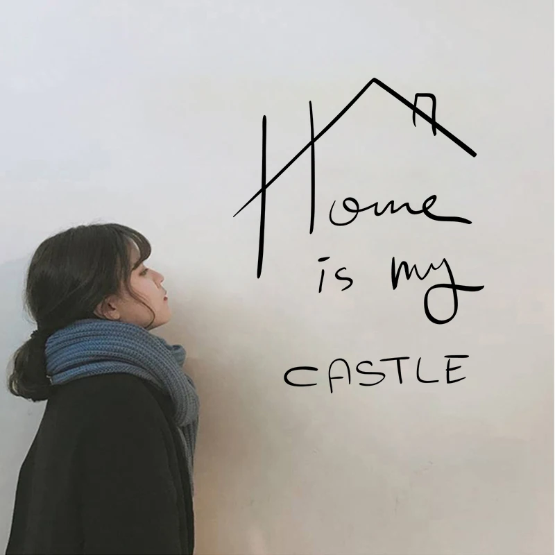 Домашний минималистичный эстетика художественной жизни ins ветровые наклейки