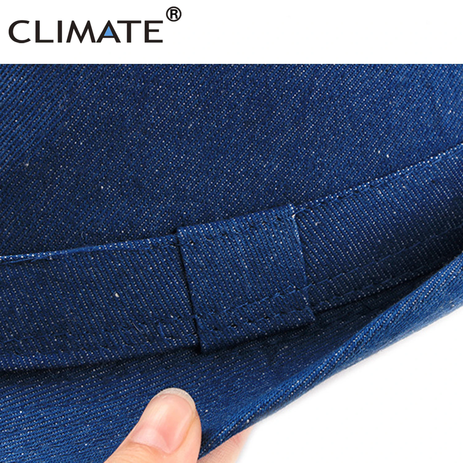 Мужская джинсовая джазовая шляпа CLIMATE фетровая одежда головные уборы для мужчин