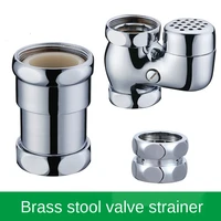 brass flush valve dirt separator delay valve muffler toilet stool flush valve buffer extension pipe bathroom faucets